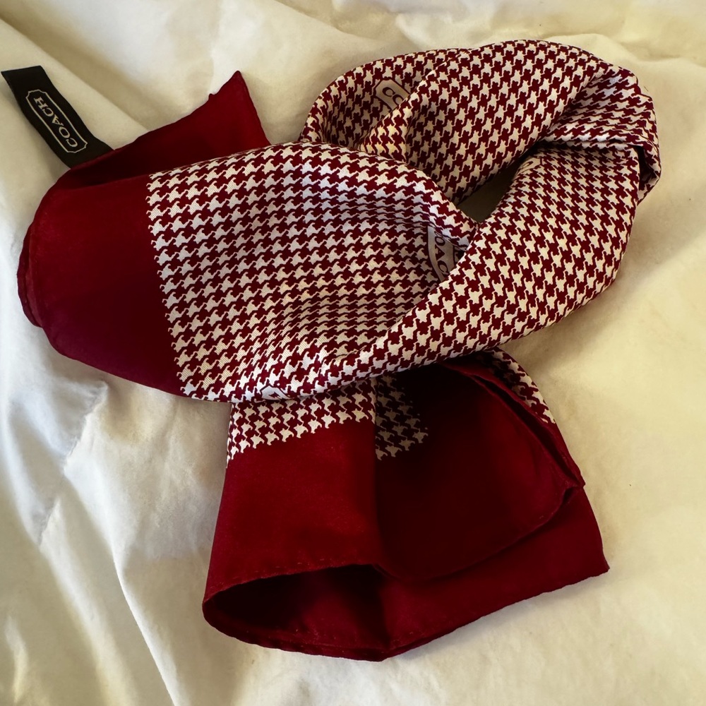 Coach silk scarf